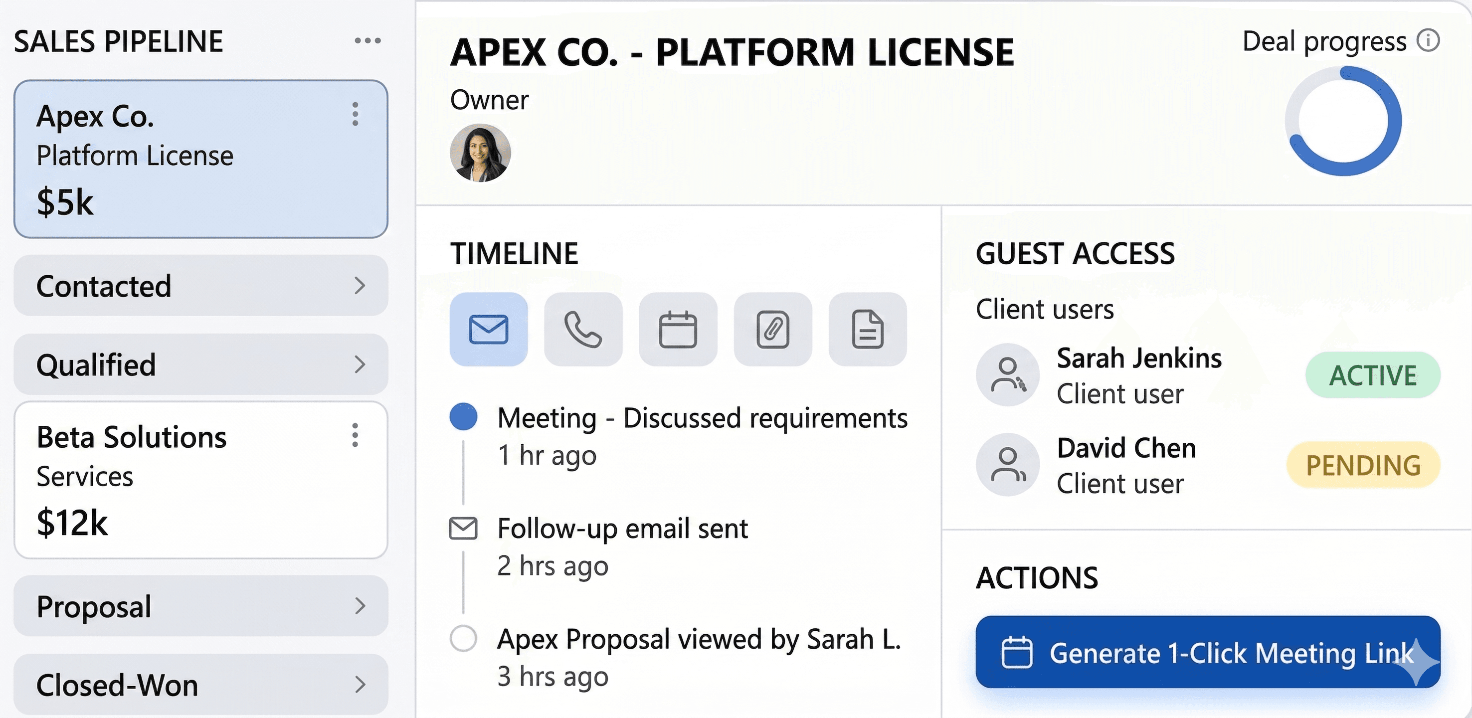 Sales & Client Relations